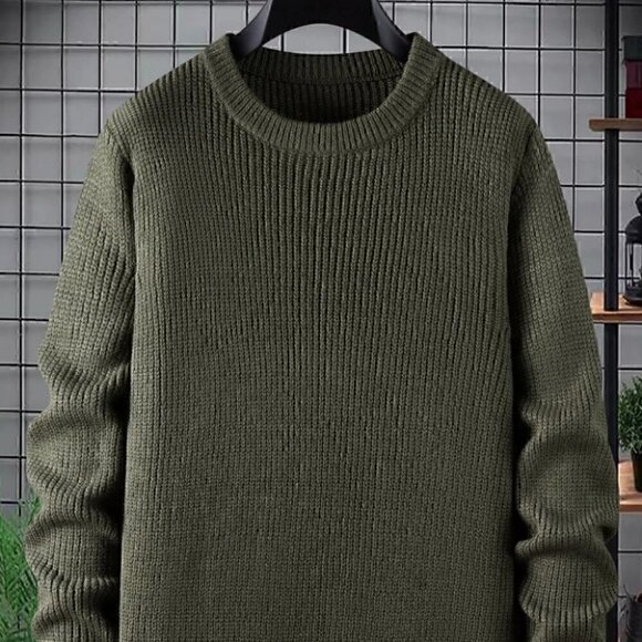 Green Mens Sweater - Picture 1 of 5